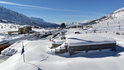 Il monumento ai caduti...